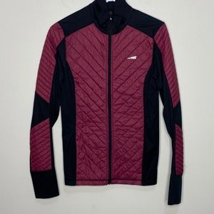 Altra Zone Heating Insulated Running Jacket in Raspberry Pink Medium